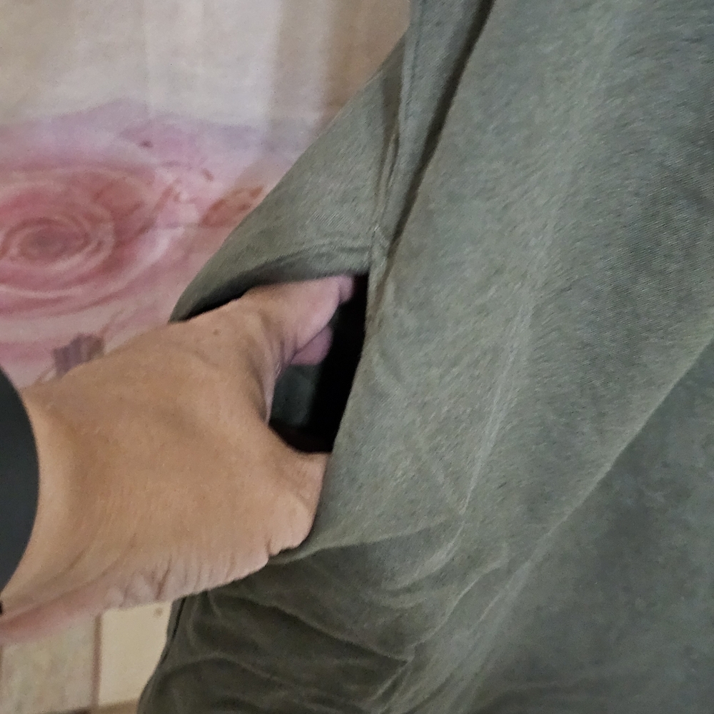 St John's Bay Sleeveless Dark Green Shirt Dress Sz XL - Picture 4 of 7